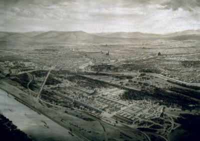 Veduta di Vienna al tempo dell